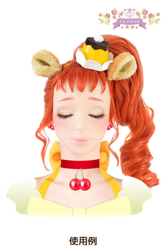 もこもこリス耳　ブラウン