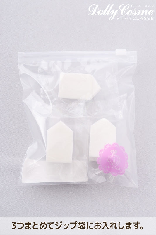 House -type makeup sponge 3 pieces