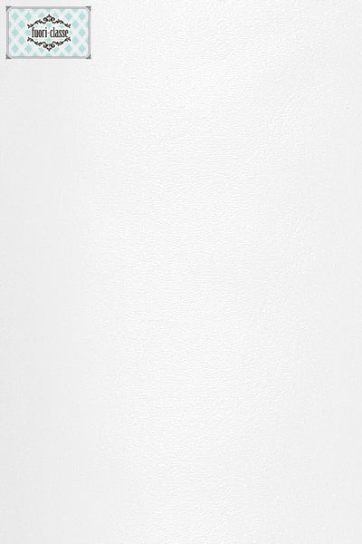 編み上げロングブーツ　厚底13cm　白