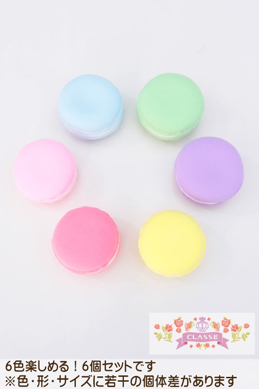 Set of 6 macaroons