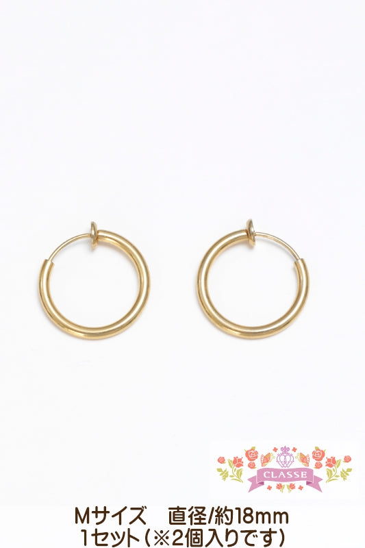 フープピアス(イヤリング) ゴールド M