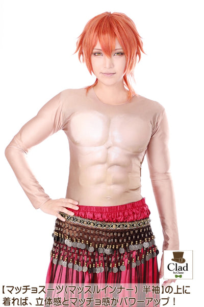 3Dプリントマッスルシャツ長袖