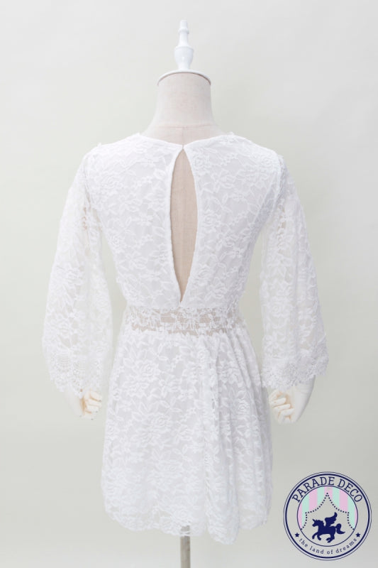 天使蕾丝连衣裙服装