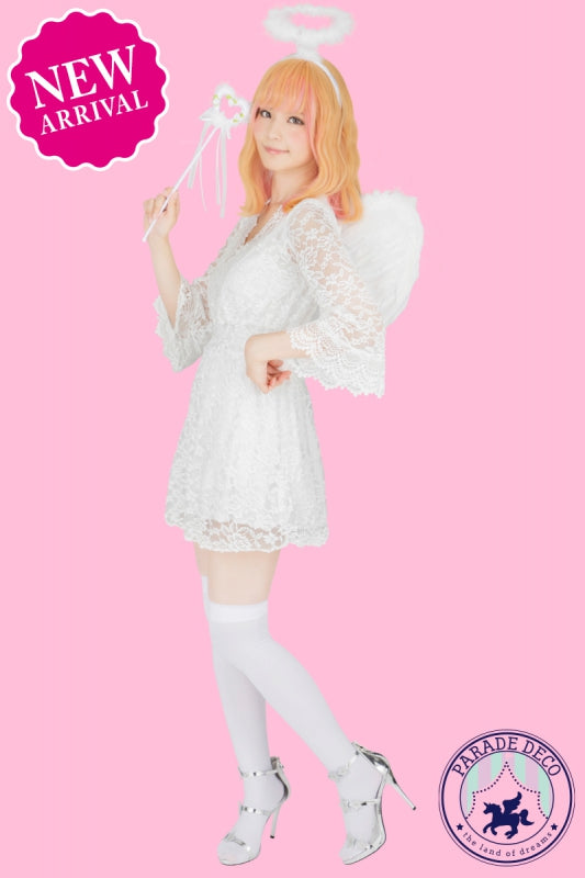 天使蕾丝连衣裙服装