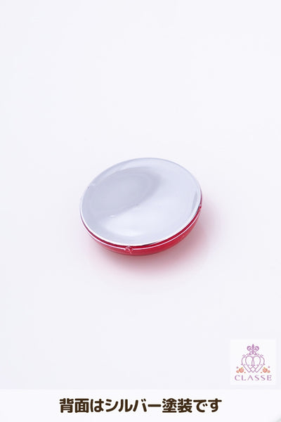 クリスタルパーツ 円形 30mm 黄 3個入