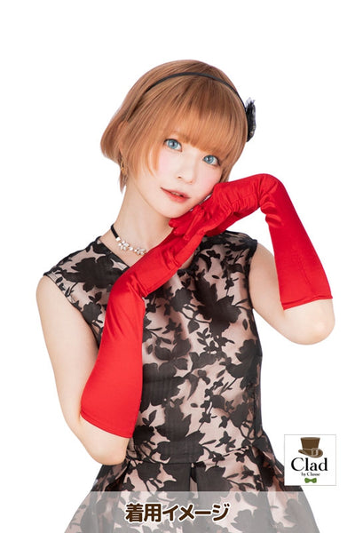 ドレスグローブ ミドル 赤