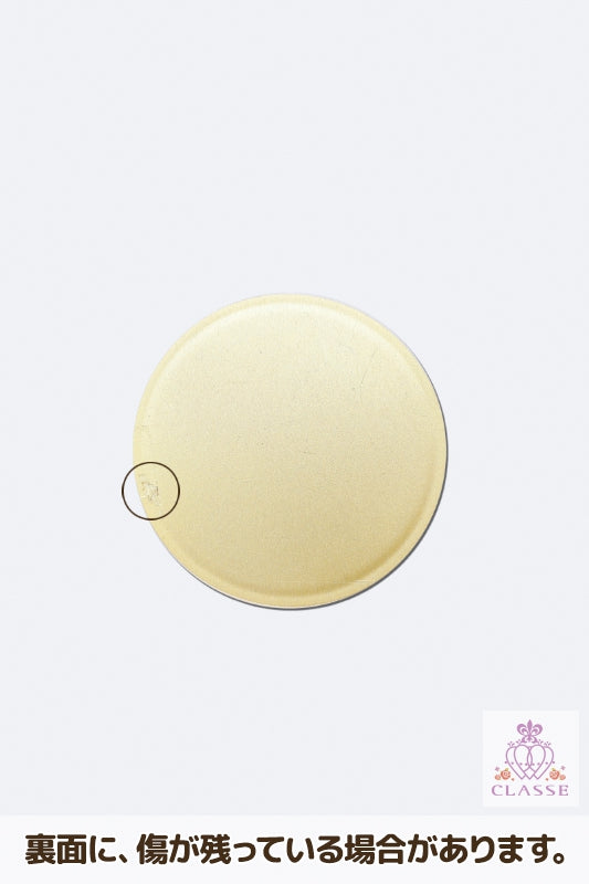 Crystal parts 51mm pedestal circular gold 1 piece