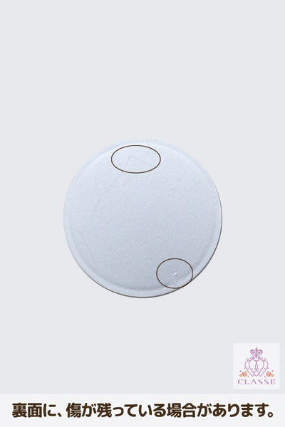 Crystal parts 51mm pedestal circular silver 1 piece