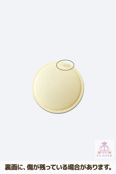Crystal parts 40mm pedestal circular gold 1 piece