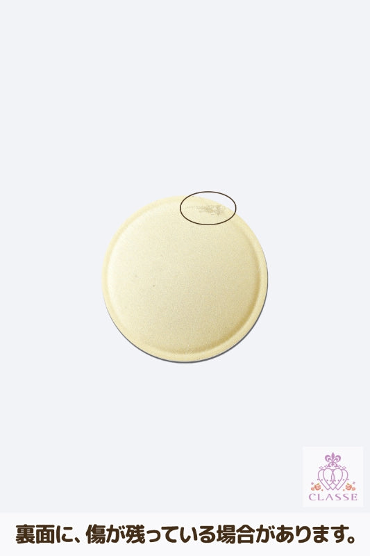 Crystal parts 40mm pedestal circular gold 1 piece