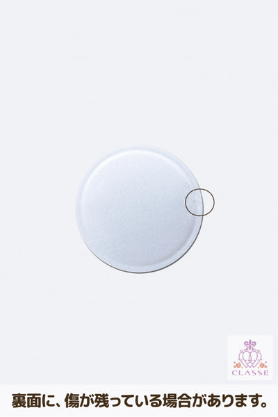 Crystal parts 40mm pedestal circular silver 1 piece