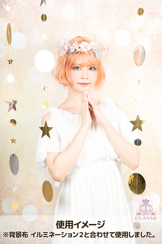 ガーランド 星丸型 光沢 金銀