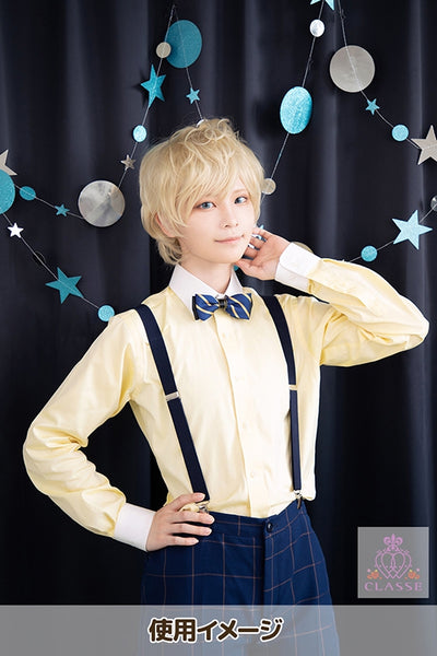 ガーランド 星丸型 光沢 青銀