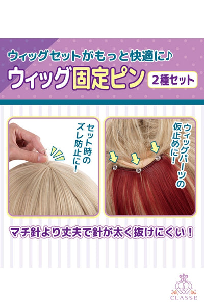 ウィッグ固定ピン 2種セット