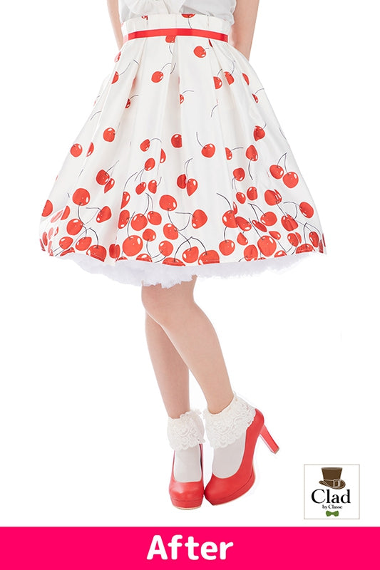 ボリュームパニエ45cm　白