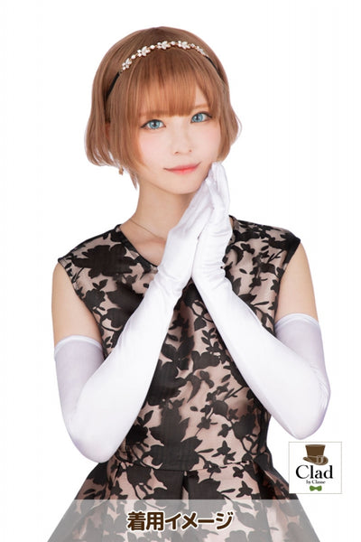 ドレスグローブ ロング 白