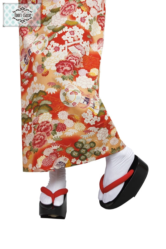 Pokkuri木屐，白色。